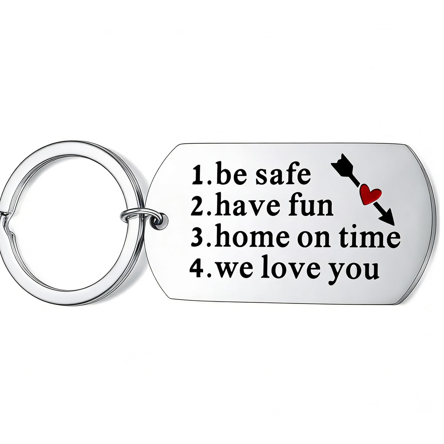 Waeceip Drive Safe Keyring Drive Safe Gifts for Men Women New Driver Gifts for Boyfriend Husband Wife Girlfriend Anniversary Wedding Gift Be Safe Have Fun Gift Father’s Day Present Be Safe Have Fun