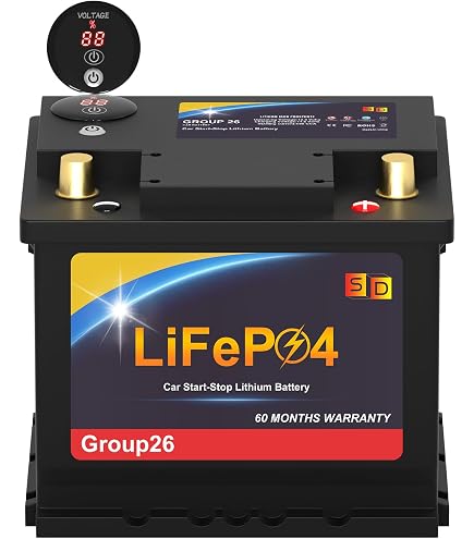 レッテー Zitex 26R-Z Automotive Battery – 12V, 500 CCA, 88 RC, 55 AH, D20