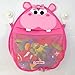 CHERABOO Bath Toy Storage, Hurley Hippo Bath Toy Holder, Bath Toys for Toddlers 1-3, Bathroom Toy Storage, Bathtub Organizers and Storage, Bath Toy Basket, Bath Toy Organizer