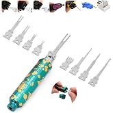 JRready JRDDS Series Terminal Removal Tool Kit Molex Pin Extractor Tool with Storage Handle 9 Replaceable Tips for AMP Delphi Molex Bosch Connectors ACTCRH7A07 Extraction Tools