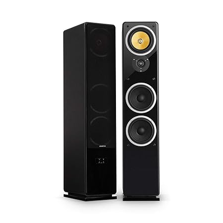 auna Line 700 A • Standlautsprecher-Set • Bluetooth • digitaler optischer und coaxialer Eingang • AUX-und Subwoofer-Ausgang •