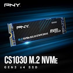 PNY CS1030 1TB M.2 NVMe PCIe Gen3 x4 Internal Solid