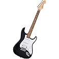 Fender Squier Debut Series Stratocaster HT HSS Electric Guitar, Beginner Guitar, 2-Year Warranty, Includes Free Lessons, Black with Satin Urethane Finish