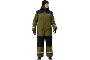 hlysgo Adult Snow Suits Men Women One Piece Snowsuits Winter Warm Outdoor Ski Suits Waterproof Windproof Snowboard Jumpsuits