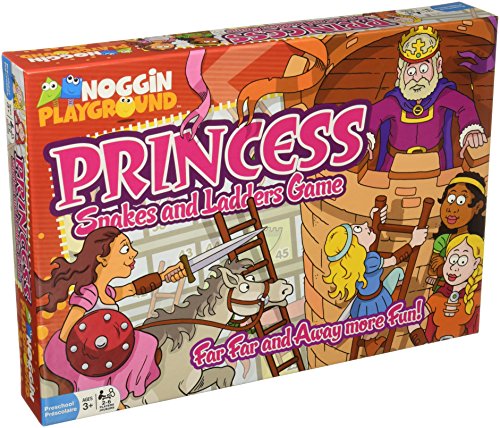 COBBLE HILL Princess Snakes & Ladders Early Learning Math Game for Young Kids