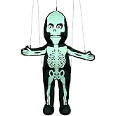 Silly Puppets Skeleton (Glow-in-The-Dark) Marionette String Puppet