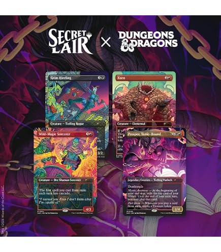 Amazon.com: Magic: The Gathering Secret Lair x Dungeons & Dragons