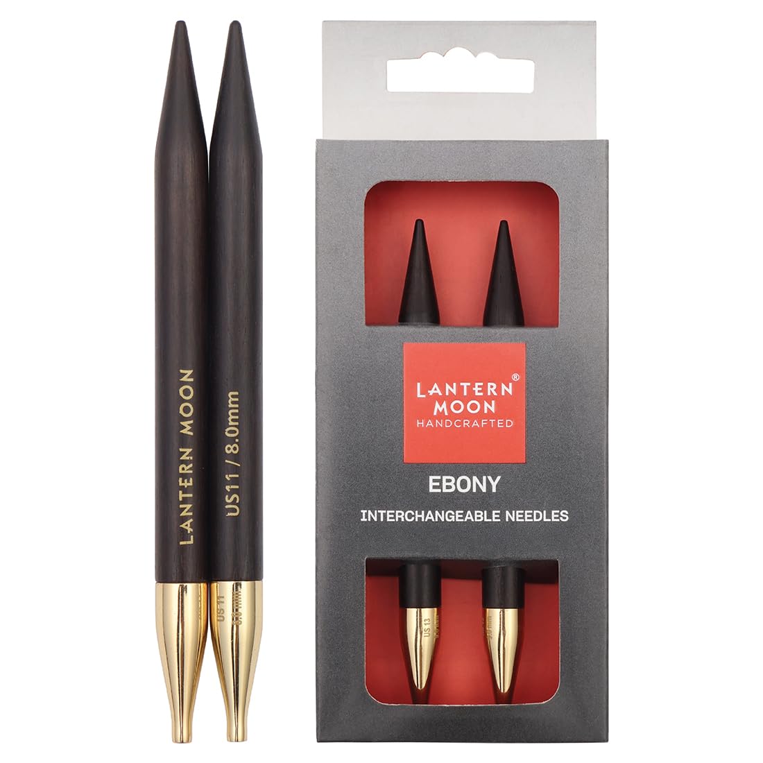 Lantern Moon - Lantern Moon (13cm, 8.00mm) Interchangeable Needle Tips - 1 Pair