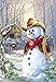 Cowboy in The Snow 100 Piece Jigsaw Puzzle by SunsOut - Christmas Snowman Cowboy