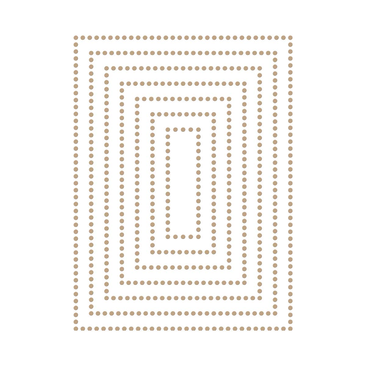 Spellbinders Foil Plate Essential Glimmer Rectangles, Metal, 8.9 x 12.2 cm