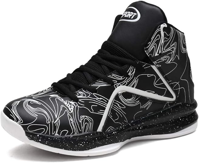 Athletic Basketball Shoes High Top Cushioning Waterproof Stable Heel