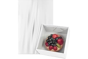 Spartan Industrial - 8" X 12" Heat Shrink Bags - Pack of 100 Clear Shrink Wrap for Tumblers, Bottles, Shoes, Soap, and More