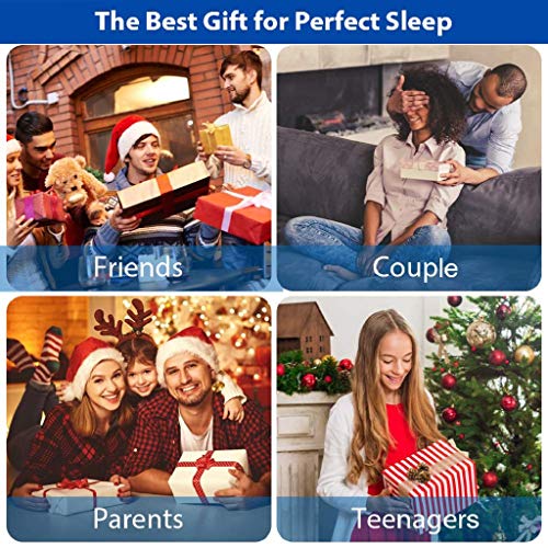 Bluetooth Sleep Mask with Sleep Headphones - 2020 Upgrade Bluetooth 5.0 - Built-in Speakers & MIC, Handsfree Call, Music, Washable - Travel Accessory, Gift