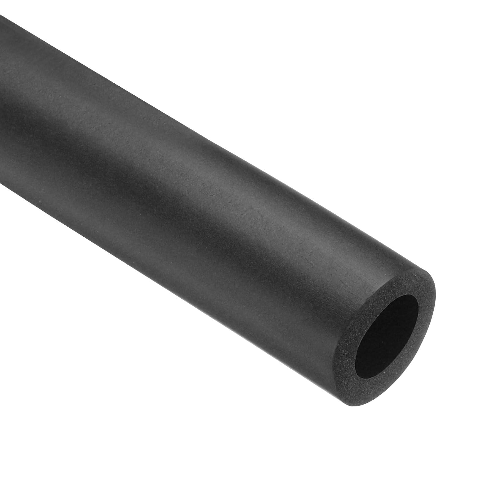 Rebower 18mm ID Pipe Insulation Tubing 6mm Thick Heat Preservation Foam Tube, [for Plumbing Freeze Protection Exercise Handle] - 30mm OD/1.5ft/Black