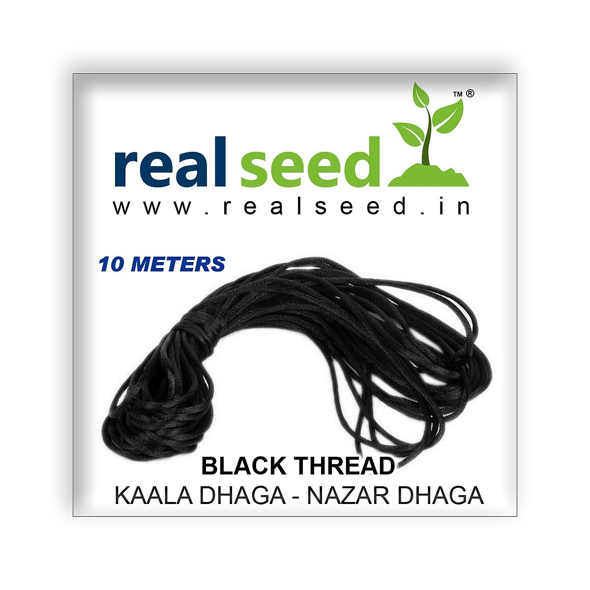 Buy Real Seed Black Silk Thread, Kala Dhaga Thread from Real Seed