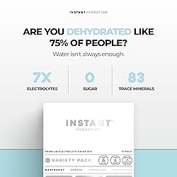 Instant Hydration Electrolytes Powder Packets