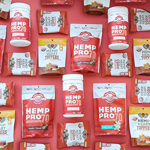 Manitoba Harvest Hemp Pro 70 Protein Powder, Chocolate, 11oz; with 14g