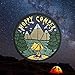 O'Houlihans - Happy Camper Patch - Adventure Travel Hiking Camping Patch - Iron on Patch