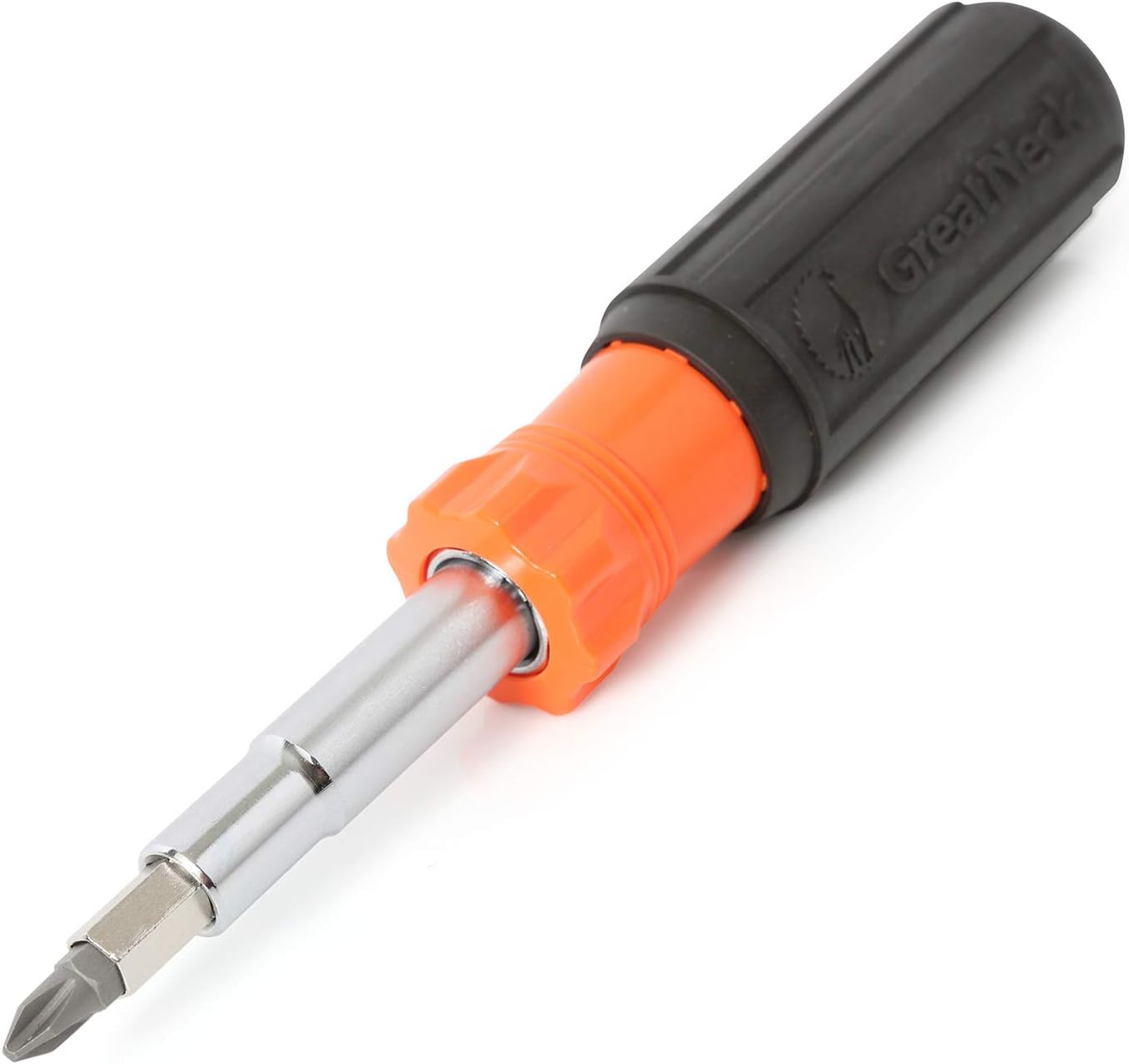 GreatNeck SD11RC 11 in 1 Screwdriver and Nut Driver Set, Multi-Bit Cushion Grip, Multi Tool Screwdriver Kit, HVAC tools, Electrician Tools: Home Improvement