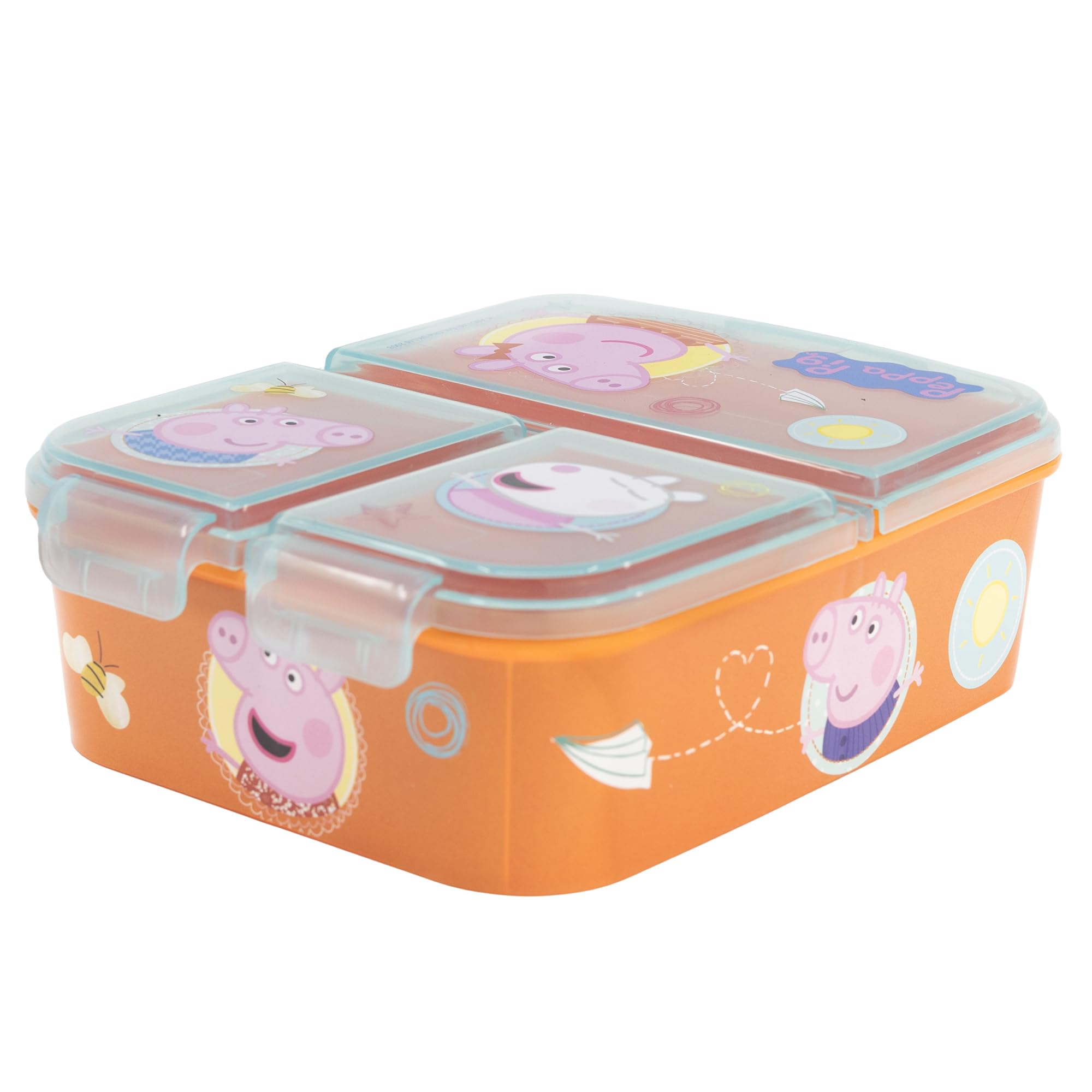 STOR |Multi Compartment Sandwich Box Peppa Pig Core