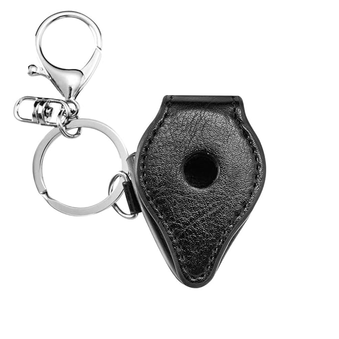 MiPhee Lederetui für Pokemon Go Plus mit Schlüsselanhänger, Karabiner