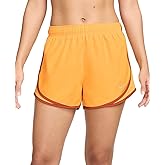 Nike Women's Tempo Pace Running Shorts 2.0 (US, Alpha, Large, Regular, Regular, Sundial/Wolf Grey)