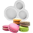 MINFEIDMS 3D Macaron Hamburger Silicone Fondant Molds For Cupcake Topper Candy Chocolate Gum Paste Polymer Clay