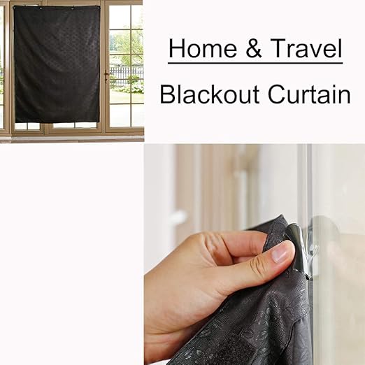 Amazon Com Togrand Blackout Curtain Shade Temporary Portable