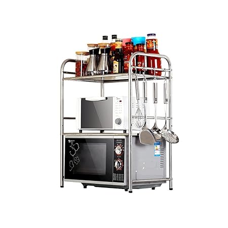 Estante para horno de microondas de acero inoxidable Estante ...