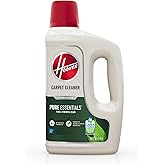 Hoover Pure Essentials Carpet Cleaner Solution, 50 oz., Fresh Rain Scent, Natural Plant Based Formula, Deep Cleaning Carpet Shampoo Solution, Pair with Hoover Carpet Cleaner Machine