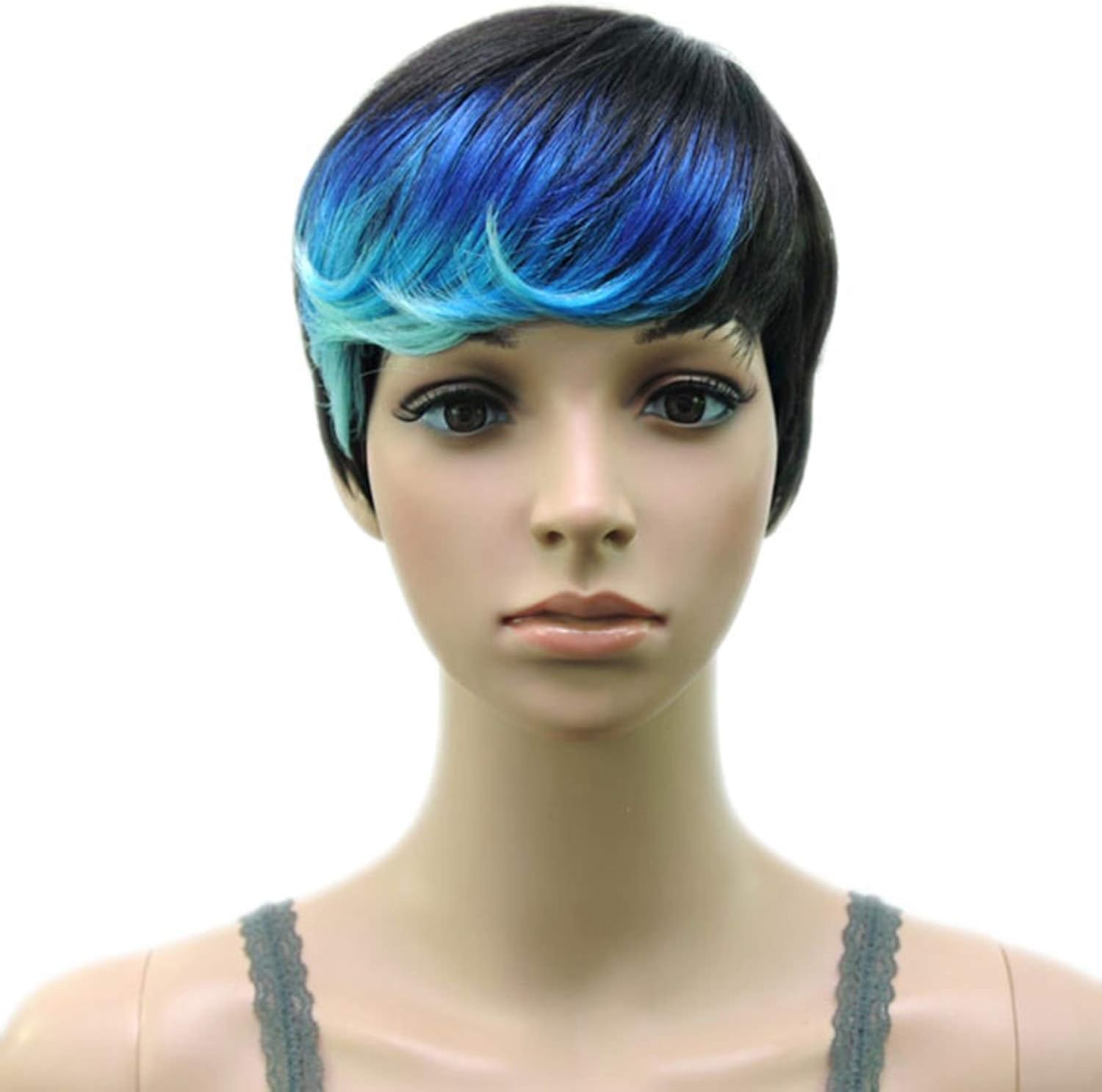 Amazon Com Moonky Costume Wigs Synthetic Multi Color Bangs High