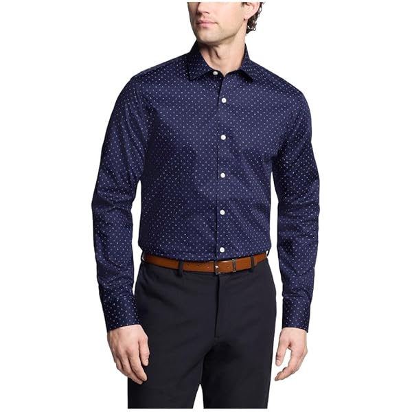 Amazon.com: Tommy Hilfiger Men's Dress Shirt Regular Fit Stretch Twill  Light Blue : Clothing, Shoes & Jewelry