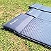 KingCamp CLASSIC Light Comfort Self-Inflating Camping Sleeping Pad with Built-in Pillows, Grey, CLASSIC COMFORT (75