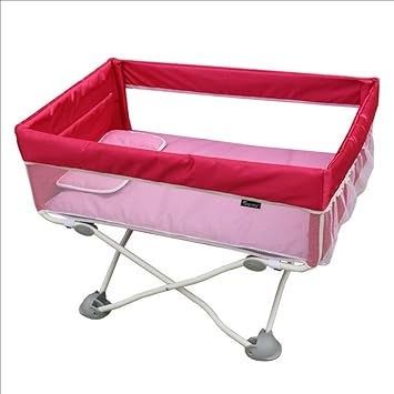 Duoer Home Lit De Voyage Bebe Lit Pliant De Voyage Leger For Bebe Pouvant Prendre L Avion Lit De Bebe Mini Lit De Chevet Avec Moustiquaire Couffin Bed Color D
