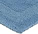 Pinzon Luxury Reversible Cotton Bath Mat - 21 x 34 inch, Marine