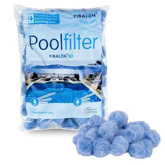 FIBALON 3D - Hochinnovatives + hochwirksamstes Filtermaterial für Pool Sandfilteranlagen im 350g Beutel