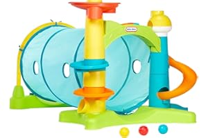 Little Tikes 2-in-1 Activity Tunnel, Indoor Outdoor Playset for Toddlers, Boys and Girls Ages 1-3 Years