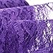 Adeeing 6 Inch x 25 Yards Vintage Lace Roll Floral Lace Ribbon for Tutu Skirt Fabric Table Runner Chair Sash DIY Wedding Party Bridal Shower Decorations Gift Bow Craft Dark Purple
