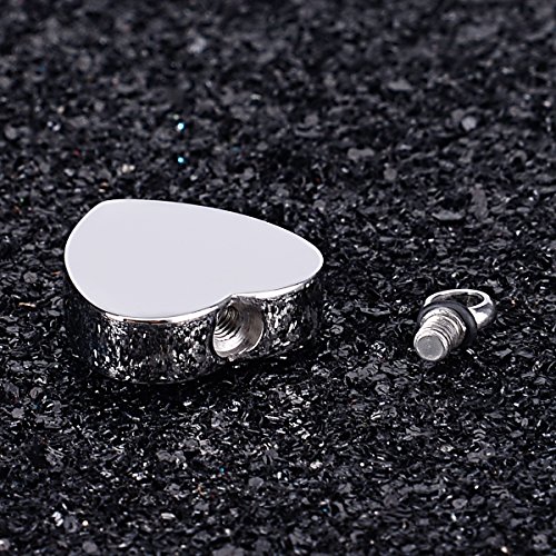Cremation Ashes Necklace "God Has You in His Arms I Have You in my Heart" Keepsake Memorial Pendant (God Has You in His Arms I Have You in my Heart) (God Has You in His Arms I Have You in my Heart)