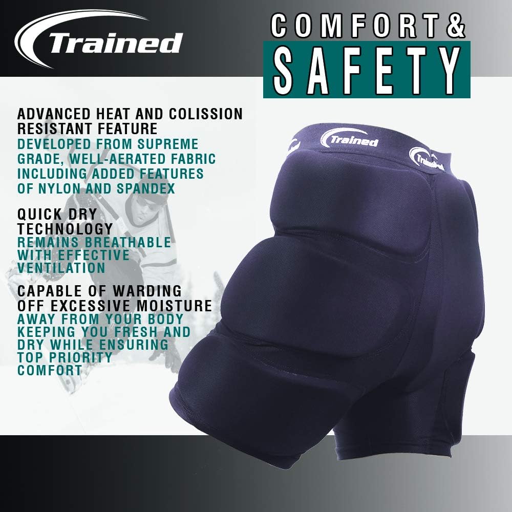 Trained Padded Protective Shorts for Extreme Sports: Clothing