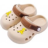 Neoxlem Kids Toddler Clogs Boys Girls Dinosaur Slip on Slides Sandals Summer Beach Pool Outdoor Water Shoes Shower Slippers Garden Clog