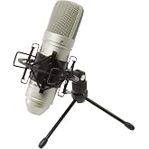 Tascam TM-80 Large Diaphagm Condenser Microphone,Silver