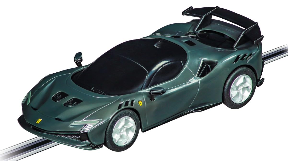 Carrera GO!!! 20064251 Ferrari SF-90 XX Stradale - Grigio Scuro I 1:43 Scale Slot Car I With Original License I Suitable For Ages 6 Years+