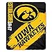 The Northwest Company NCAA Iowa Hawkeyes Fleece Throw Blanket, 50
