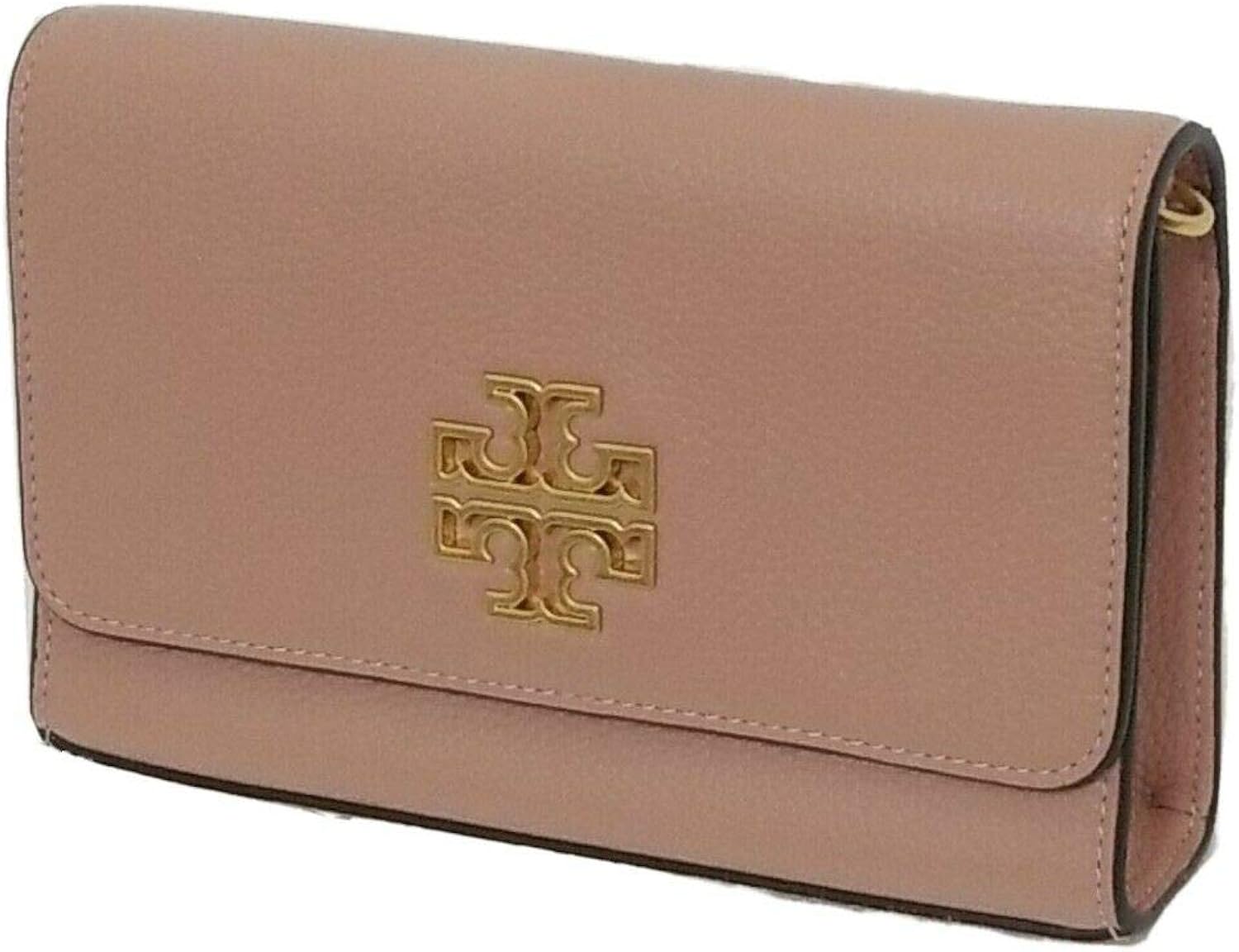 Buy Tory Burch Britten Leather Combo Crossbody Bag (Pink Moon) at Amazon.in