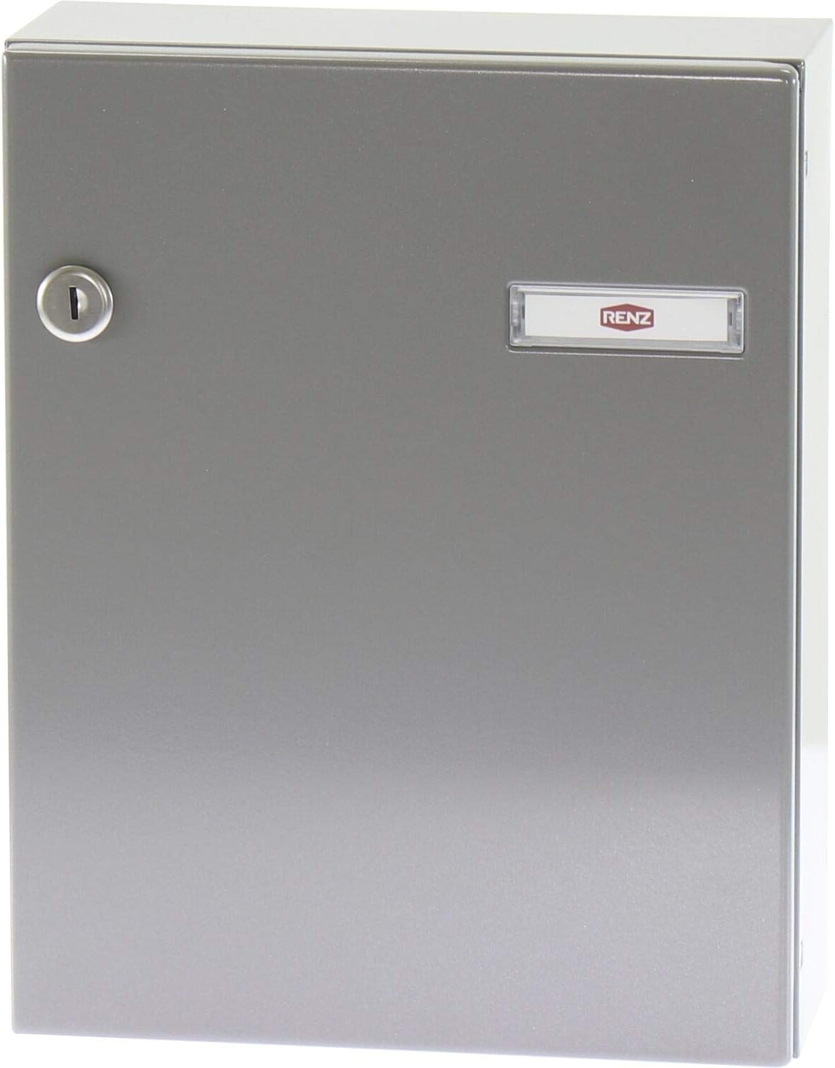 RENZ Tür-Durchwurfbriefkasten SERIE 17, 260 x 330 x 100 mm, Stahl RAL 9007