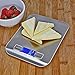 Doxgo Digital Kitchen Food Scale 11lb/5kg with g/oz/lb/ml Switchable, Stainless Steel and Backlit LCD Display