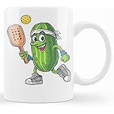 ss68coprintgift Funny Pickleball Player Paddleball Lover Memory Pickleball Ceramic Mug Pickleball Lovers Gifts For Dad Mom Grandma Grandpa Husband Wife Coffee Cup (White, 11 oz), White11ozmug