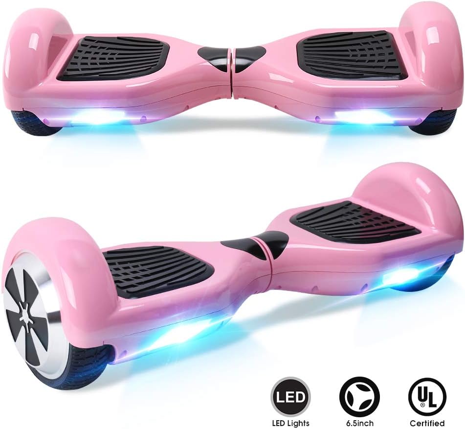 TOEU Windgoo Self Balancing Scooter Two Wheels 6.5" Smart Balance Board LED Electric Scooter With Safe Battery