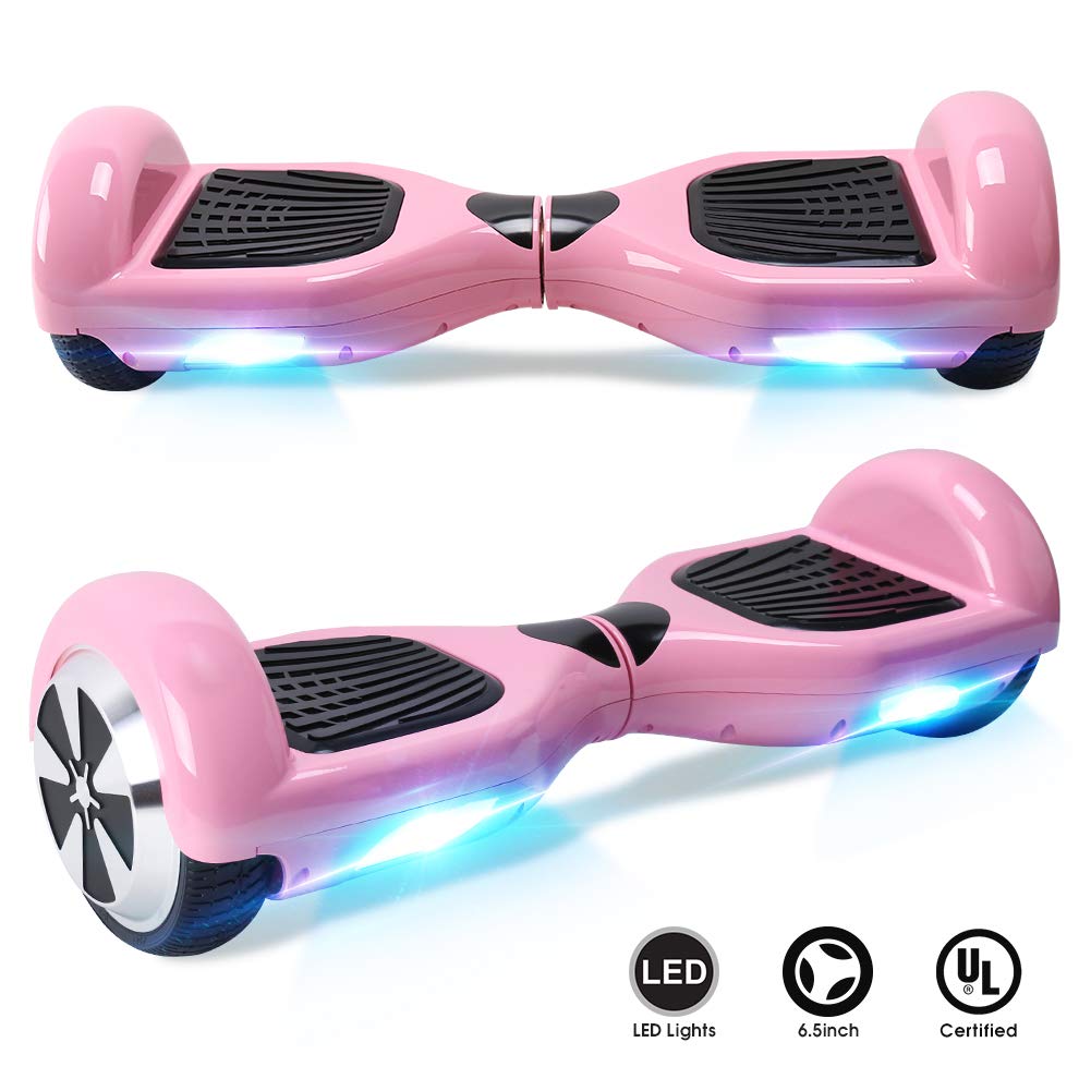 TOEU Windgoo Self Balancing Scooter Two Wheels 6.5" Smart Balance Board LED Electric Scooter With Safe Battery